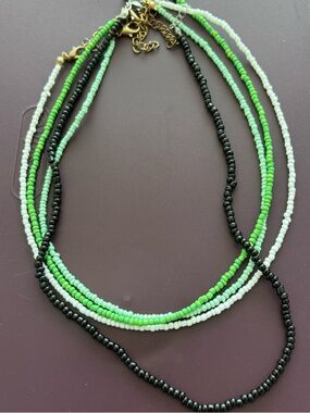 Set of Four Seed Bead Necklaces